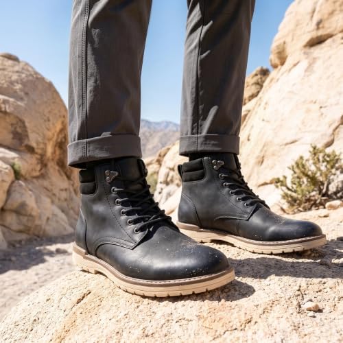 Vostey Men's Hiking Boots Waterproof Casual Chukka Boots for Men
