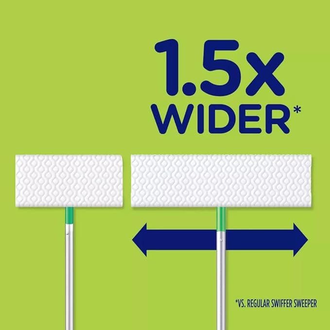 SWIFFER SWEEPER X-LARGE Disposable Sweeping Cloths, 16-Count Boxes (PACK OF 6)