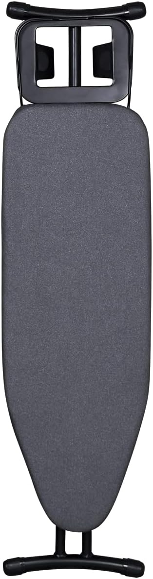 Duwee 13"x38" Ironing Board with Heat Resistant Cover and Thicken Felt Pad | Folding Adjustable Height Large Ironing Board Full Size,Heavy Sturdy Legs,Black