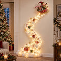 Christmas Magic Trail Wall Light, LED Cascading Holiday Decor，A9