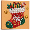 Diamond and Pearl Art Kits for Adults, Christmas Decorations, Framed Decor