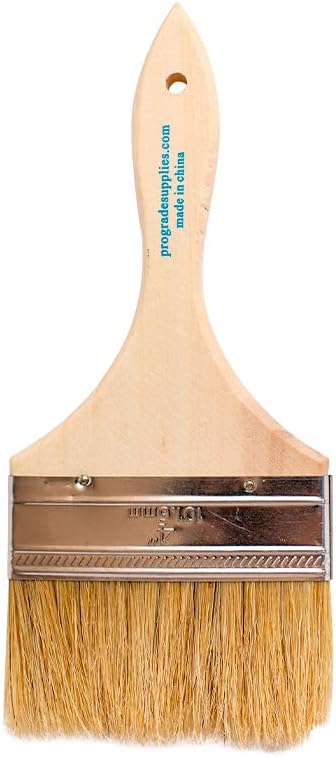 Pro Grade - Chip Paint Brushes - 36 Ea 4 Inch Chip Paint Brush Light Brown