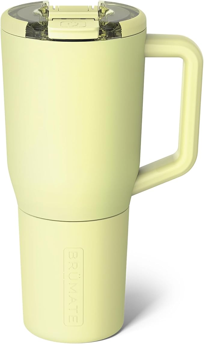 BrüMate Müv - 35oz 100% Leak Proof Insulated Coffee Mug with Handle & Lid - Stainless Steel Coffee Travel Mug - Double Walled Coffee Cup (Prickly Pear)