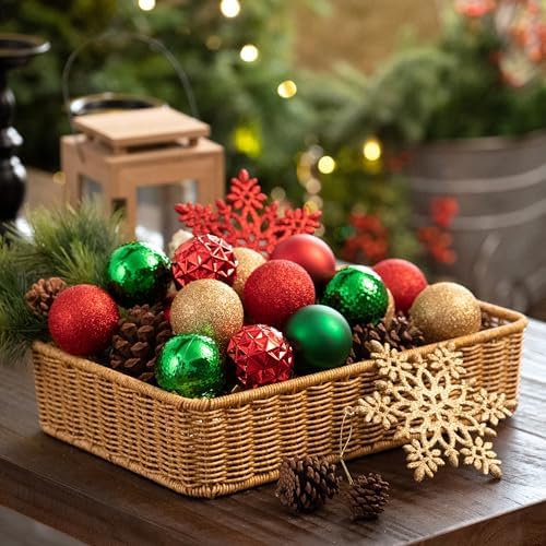 Valery Madelyn 50ct Christmas Tree Decorations Ball Ornaments 2.36 Inches