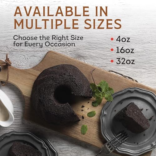 TORTUGA Caribbean Chocolate Rum Cake - 16 oz Rum Cake - The Perfect Premium Gourmet Gift for Gift Baskets, Parties, Holidays, and Birthdays - Great Cakes for Delivery