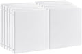 Durable 1 inch 3-Ring Binder, 1" Round Ring Binders with 2 Inside Pockets, Basic 1 in Binders, PVC- Free, Clear View Cover 1-inch-Binder Holds 8.5'' x 11''Paper for Office/School/Home（12 Pack, White
