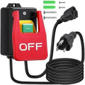 Dreyoo 120/230V Paddle Switch for Table Saw, 1 Pack, 1 Female Plug