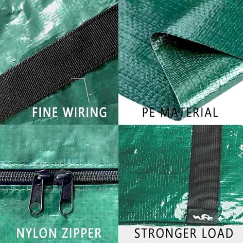 WFK 5FT Christmas Tree Storage Bag Waterproof Xmas Tree Bag Green