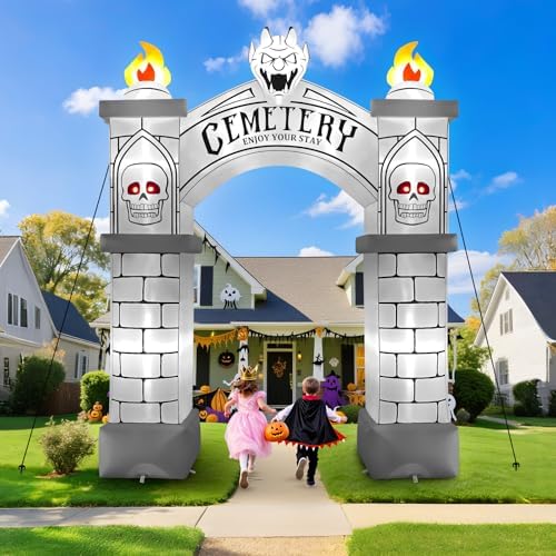 Kalolary 10FT Tall Halloween Archway Inflatables