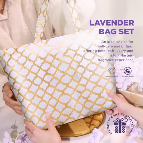 Spa Luxetique Lavender 15pc Spa Sets Gift Baskets for Women
