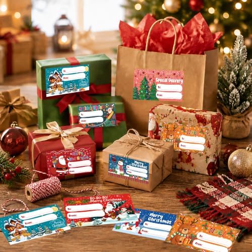 Christmas Gift Tags - 500 PCS Gift Tags for Christmas Presents
