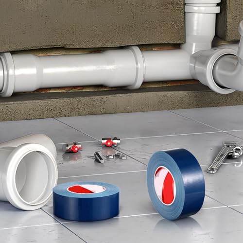 Heavy Duty Reinforced Duct Tape 50mm X 5m, 3 Rolls Blue