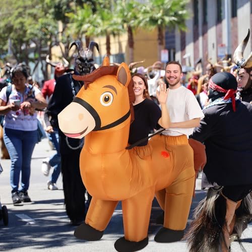 Two Person Inflatable Horse Costume Adult for 2026 Halloween