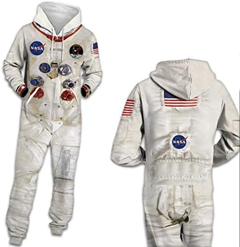 3D Print Adult Onesie Pajamas Sleepwear Halloween Costumes for Women Men