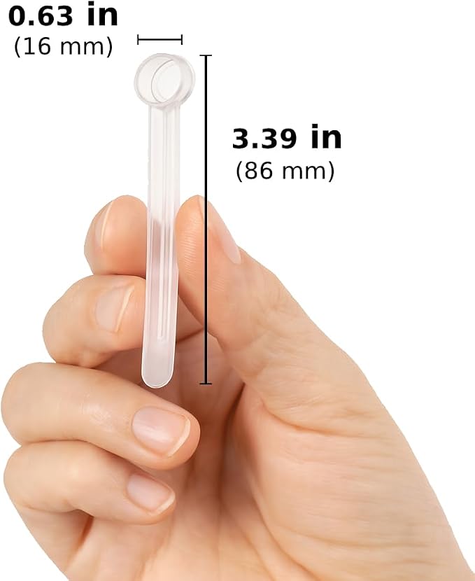 1/8 teaspoon scoop (1/8 teaspoon measuring spoon) plastic | FitPowders (25, Clear)