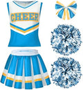 Spooktacular Creations Halloween Girl Cheerleader Costume, Cheer Uniform Set, Cheerleading Outfit for Halloween DressUp Party