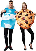 Couple Costume Halloween Food Cookies and Milk Carton Box 2Pcs Costume