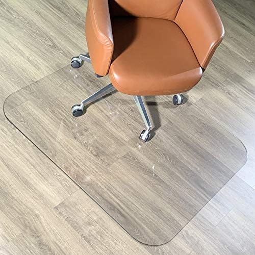 2Pack Crystal Clear 1/5" Thick 54" x 32" Heavy Duty Hard Chair Mat, Can be Used on Carpet or Hard Floor