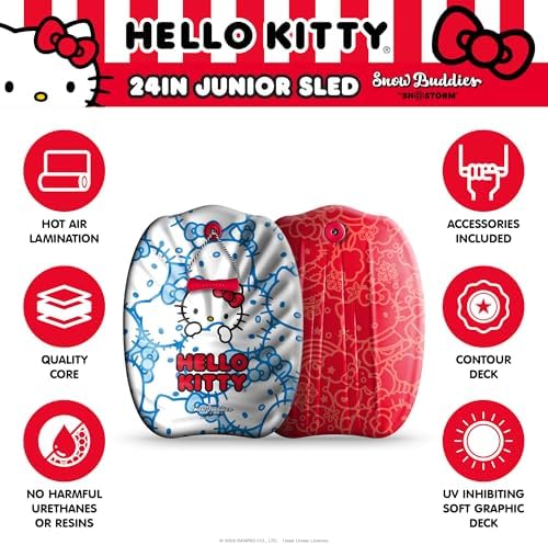 SNO-Storm Hello Kitty Snow Buddies by SNO-Storm 24in Sled