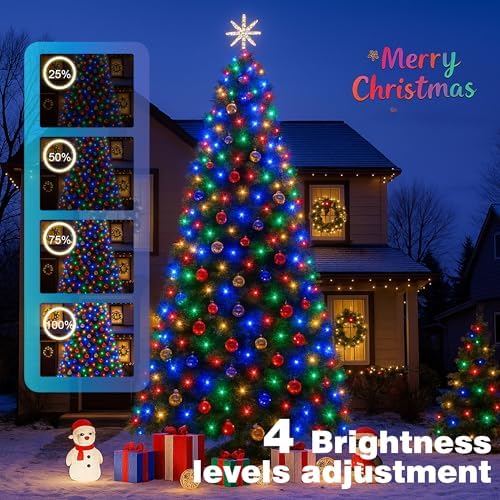 328FT Multicolor Christmas Lights, 1000LED Outdoor Halloween String Lights