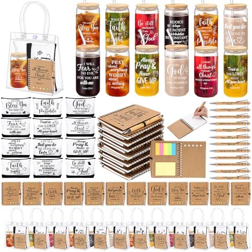 60 Pcs Women Christian Gifts Bulk, Religious Bible Gifts