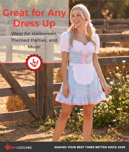 Morph Little Bo Peep Costume Women, Milkmaid Costume Women