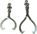 25” Swivel Skidding Tongs | Designed for Pulling and Dragging Timberlogs | Made from Steel and Zinc Plated | Swivel Grab Hook Tong Reduces Twisting and Log Roll | Made in the US