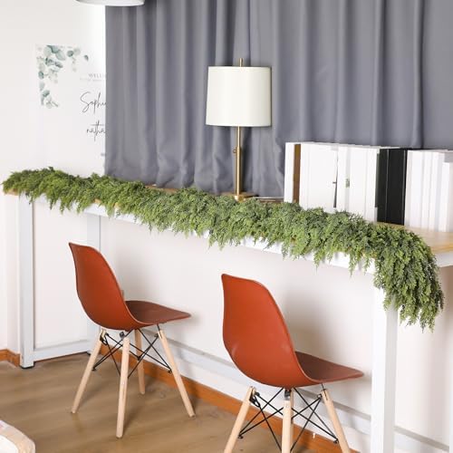 Waydress 1 Pcs 18ft Christmas Artificial Cedar Garland Realistic