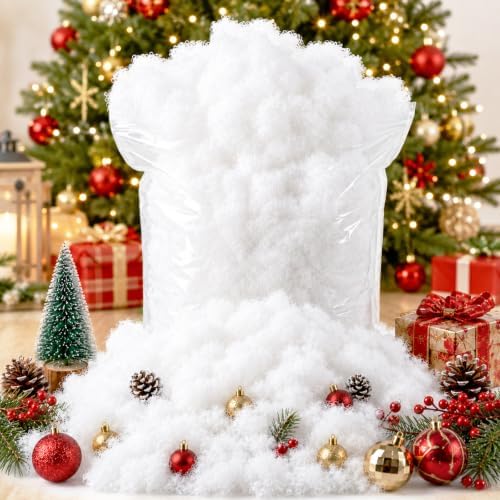 Christmas Decoration Fake Snow, Artificial White Clouds for Christmas Tree