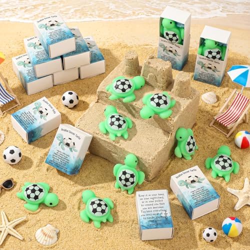 50 Sets Positive Soccer Gifts with Support Boxes