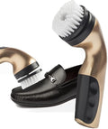 1 Set Electric Shoe Brush Household Polisher Portable Hand-Held Auto Polish Leather 3 Kinds Heads Care