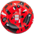 Sportsstuff Inflatable Snow Sled with Handles - 48" Single/78 Double - Snow Sleds for Kids - Multiple Sizes & Designs