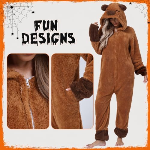 Adult Onesie Pajamas Animal One Piece Costume Halloween Cosplay for Women Men
