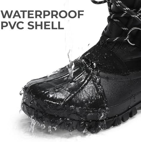 DREAM PAIRS Women's Mid Calf Winter Snow Boots