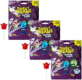 Sweet Dreams Popping Candy Ghost Lollipop, Sour Dip, 3 Bags, 9 Pouches