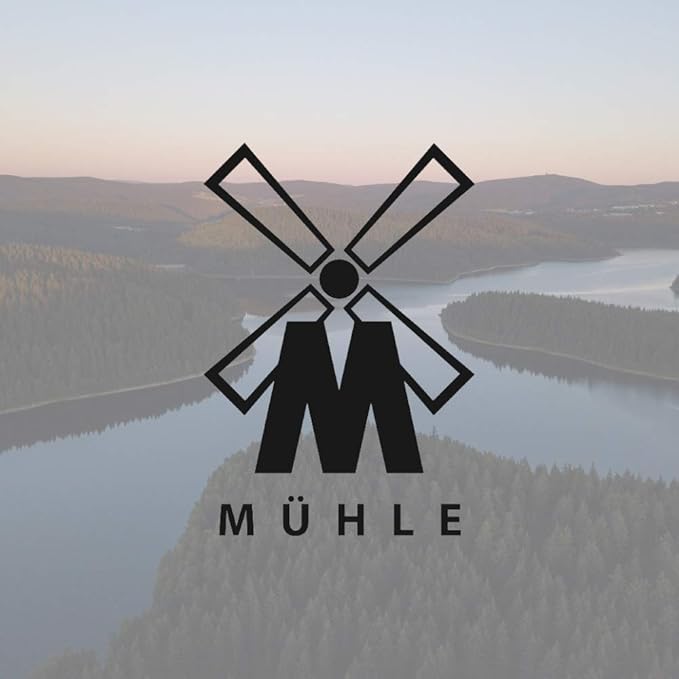 MÜHLE Sea Buckthorn Shaving Essentials Bundle – Includes Shaving Cream (75ml), Aftershave Balm (100ml), All Natural Alum Stone Styptic Pencil | Complete Shave Care Kit for Men