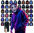 JDBMAOYE LED Mask with Bluetooth App Controlled,Customizable Light up Mask
