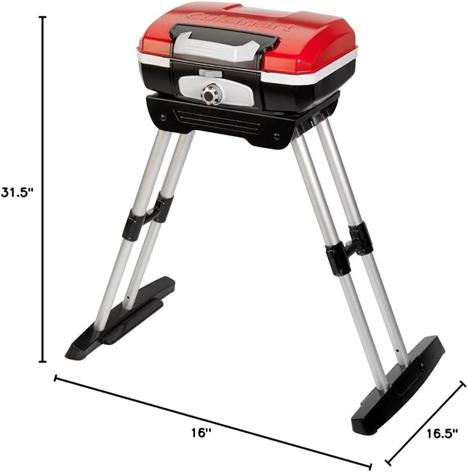 Cuisinart Petit Gourmet Portable Gas Grill (CGG-180) + Cuisinart Grilling Tool Set (CGS-134)