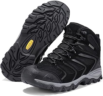 NORTIV 8 Men's Ankle High Waterproof Hiking Boots