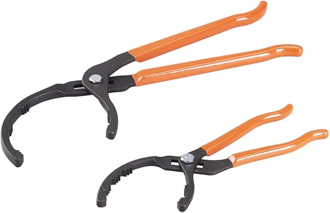 OTC 4562 Heavy Duty Adjustable Oil Filter Pliers - 2 Piece Set - 2-1/4" to 7" Capacity