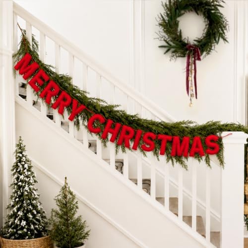 Christmas Decorations - 6.6 Ft Merry Christmas Banners Christmas Decor