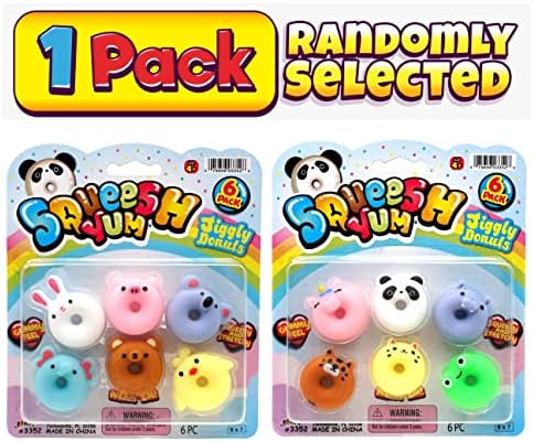 JA-RU Squeesh Yum Mini Donut Squishy Animal Toys 3352-1