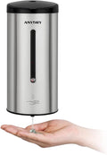 anydry Touchless Automatic Liquid Soap Dispense Wall Mount 25oz Large Capacity Stainless Steel for Commercial (Brushed)