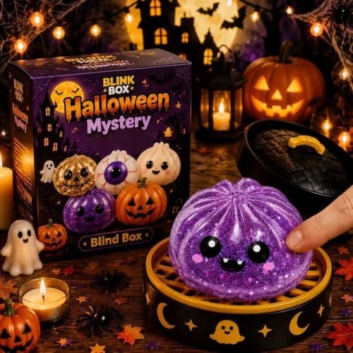 Halloween Novelty Squeeze Toy (Purple Vampire)