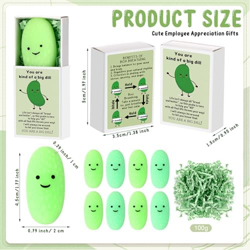 50 Sets Pickle Appreciation Gifts Funny Positive Party Favors