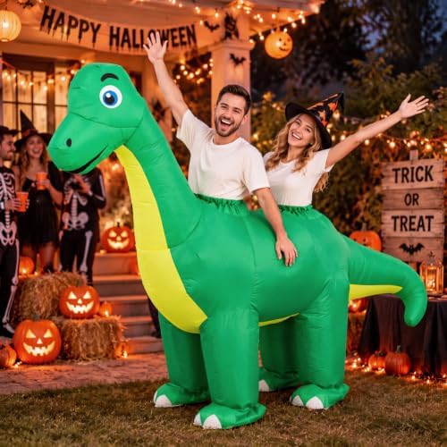 Dinosaur 2 Person Inflatable Dinosaur Costume Adult