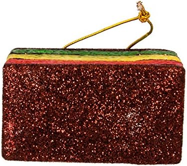 Kurt Adler Noble Gems Cookie Glass Ornament Set, 6-Piece Box Set