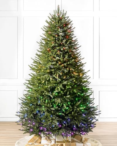 Balsam Hill 9ft Pre-Lit Black Hills Spruce Artificial Christmas Tree with Twinkly Light Show