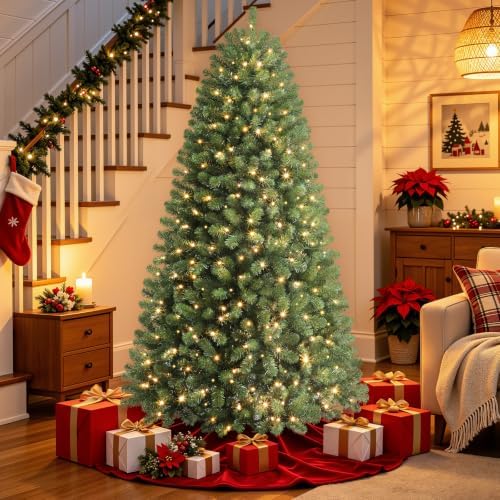 Alupssuc 6ft Classic Spruce Artificial Prelit Christmas Tree