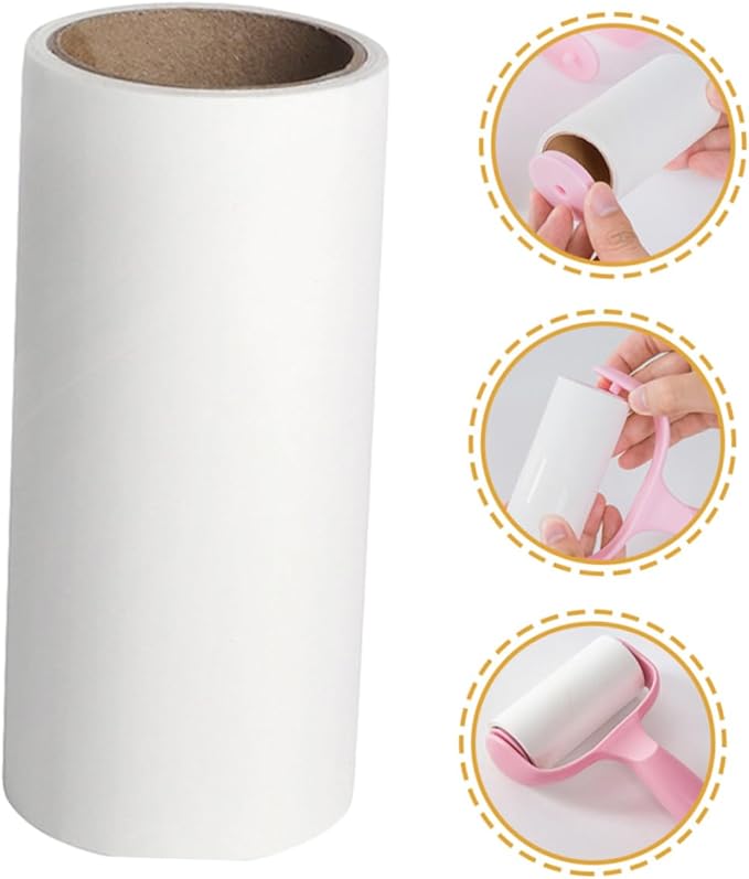 16pcs Refillable Lint Roller Set Multi-Function Sticky Roller for PET and Lint on Clothes Couch and Carpet Convenient Household Cleaning Tool